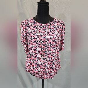 Michael Kors Flower Pattern Blouse
